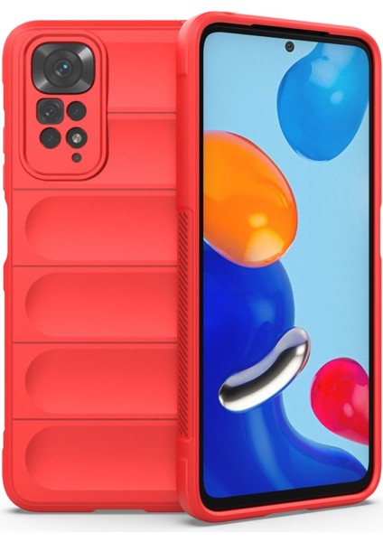 Xiaomi Redmi Note 11S Kılıf Elde Tutma Kolaylıkla Kaydırmaz Kenar Line Dizayn Optietnik Kapak