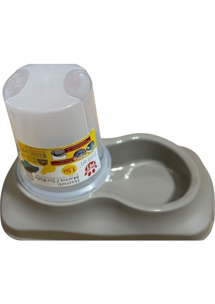 2'li Set 8.10 kg Taşıma Kapasiteli Kedi Köpek Taşıma Çantası ve 1.5 Litre Mama Su Kabı