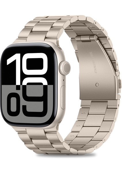 Apple Watch 2 3 4 5 6 7 8 Se Ultra Uyumlu Kordon 38 40 41MM Paslanmaz Çelik Metal Kayış