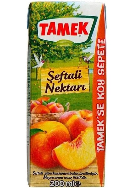 Şeftali Nektarı 200 ml x 27 Adet