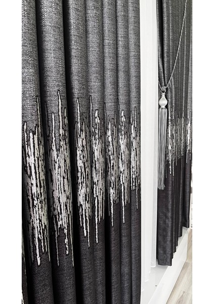 Pano Fon Perde Antrasit Gümüş(Tek Kanat) fırsatları