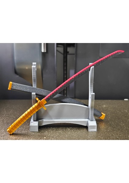 Demon Slayer Tsugikuni Yoriichi Katana ve Stand Seti