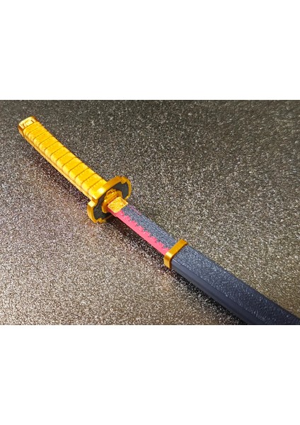 Demon Slayer Tsugikuni Yoriichi Katana ve Stand Seti