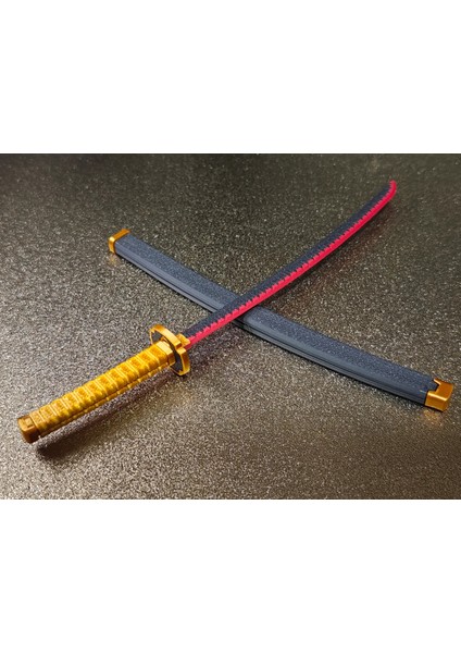 Demon Slayer Tsugikuni Yoriichi Katana ve Stand Seti