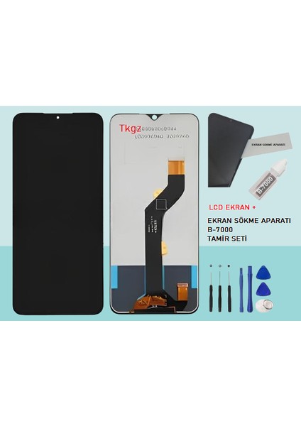 İnfinix HOT 12 PRO Lcd Ekran Dokunmatik -A- Kalite + B-7000 + TAMİR SETİ