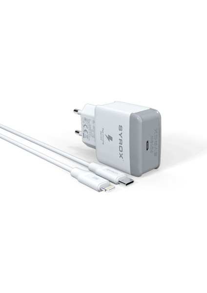 PD18L-TYPE-C Giriş Başlık+Lıghtnıng Kablo 3.0A 18W Pd Quıck Şarj-Type-C Set