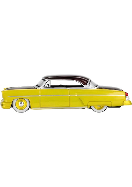 Mini Gt 1/64 Lincoln Capri Hot Rod 1954 Lime Yellow