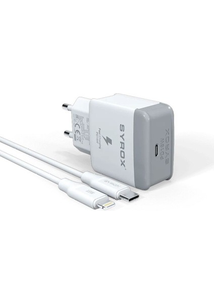 Umut Bilişim Teknolojileri _ Apple Iphone Uyumlu Hızlı Şarj Aleti 18W Usb-C Kablo+Adaptör 11-12 Pro PD18L