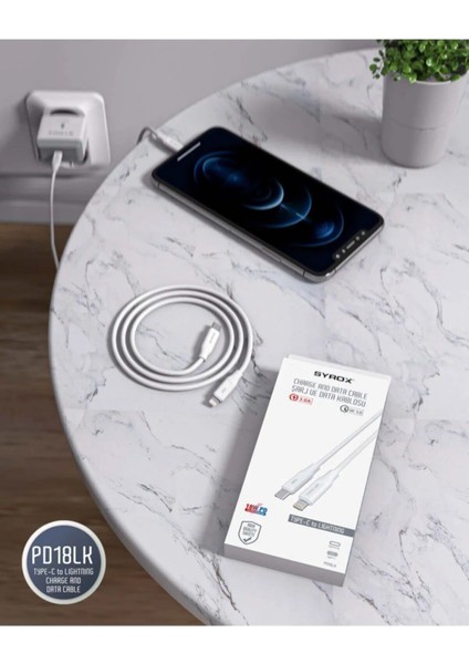 Umut Biliim Teknolojileri _ PD18T-TYPE-C Giriş Başlık+Type-C Kablo 3.0A 18W Pd Quıck Şarj Type-C Set 18WATT Hızlı Şarj Adaptörü