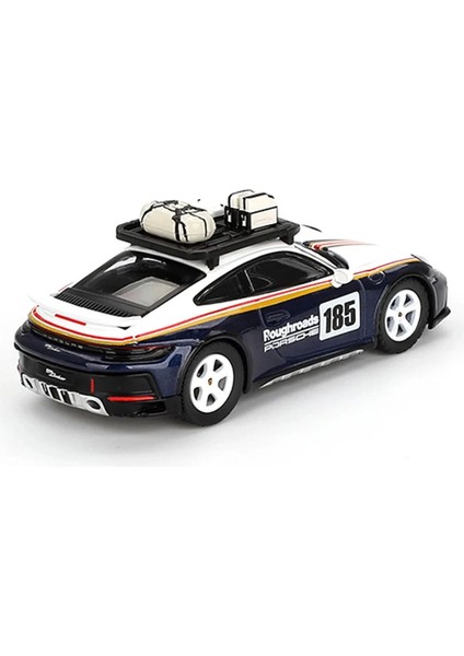 Mini Gt 1/64 Porsche 911 Dakar Rallye Design Package White/gentian Blue Metallic Blister Paket