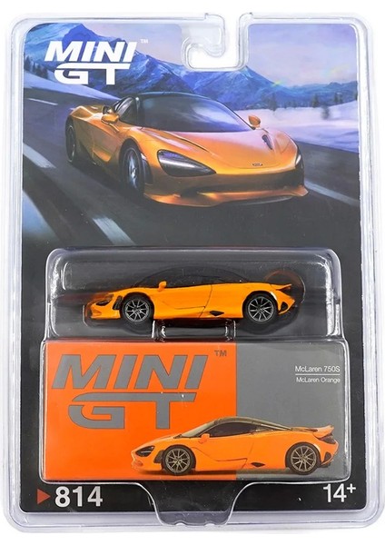 Mini Gt 1/64 Mclaren 750S Mclaren Orange Blister Paket