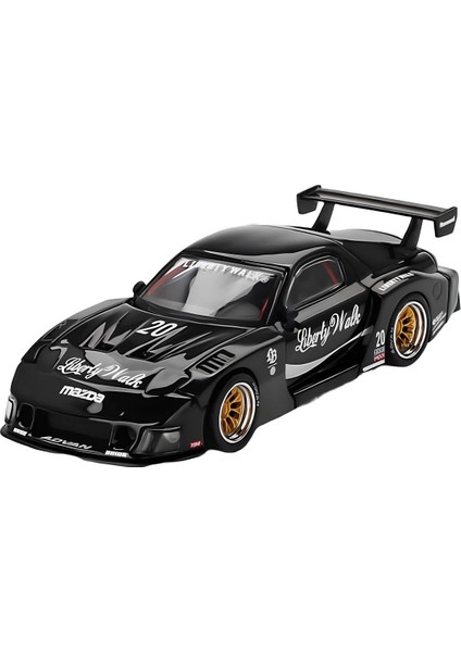 Mini Gt 1/64 Mazda Rx-7 Lb-Super Silhouette Liberty Walk Black