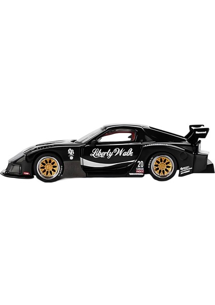 Mini Gt 1/64 Mazda Rx-7 Lb-Super Silhouette Liberty Walk Black