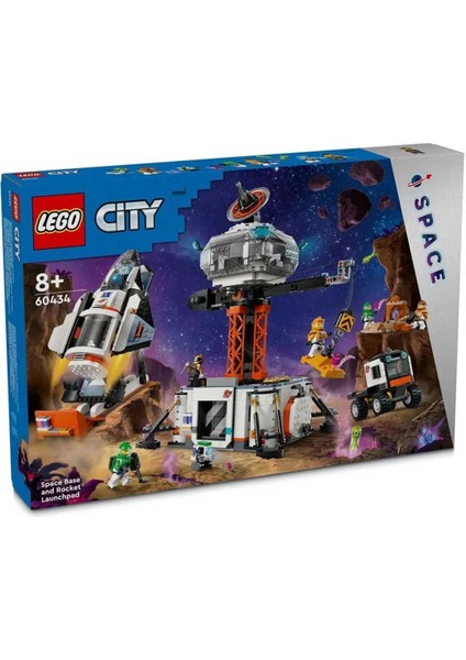 LEGO City Uzay Üssü ve Roket Fırlatma Rampası 60434