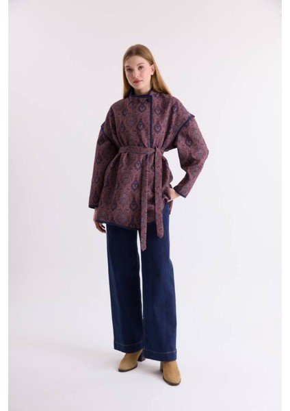 Kadın Yandan Bağlamalı Tasarım Kimono Ceket fiyatları