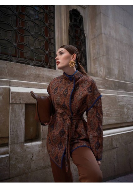 Kadın Yandan Bağlamalı Tasarım Kimono Ceket fiyatları