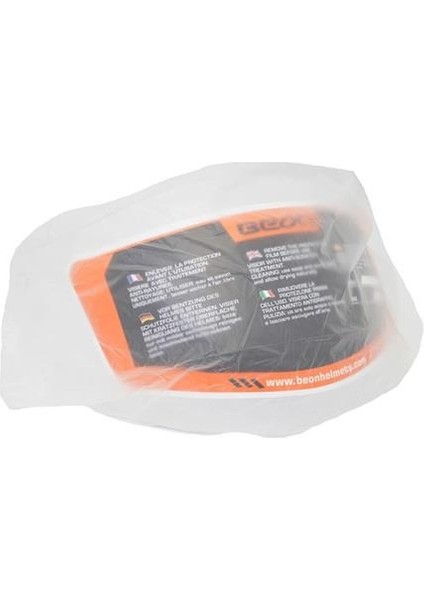 B217/B210 Çenesiz Yazlık Kask Camı Şeffaf