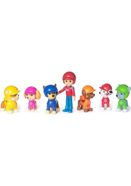 Spın Master 6070443 Paw Patrol Rescue Wheels 7 Figürlü Oyun Seti modelleri