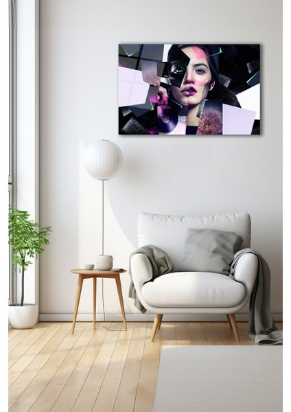 Dekoratif Duvar Tablosu Temperli Cam Tablo 72 x 46 cm