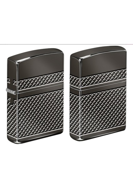 Armor® Çakmak Rüzgar Geçirmez Tasarım Pirinç Alaşım Benzinli Yakıt Şık Hediye Seçeneği