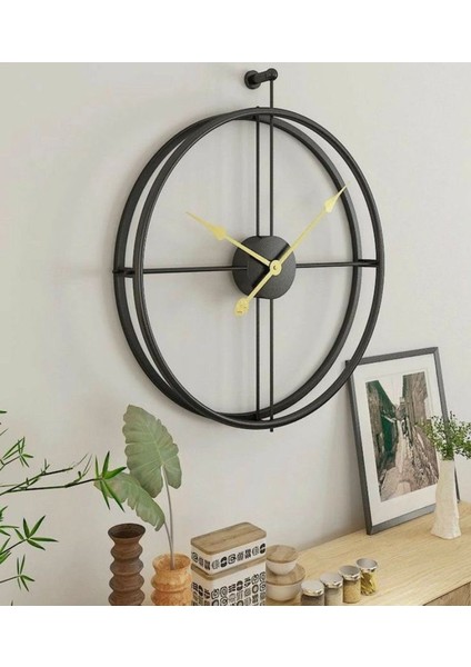 Minel Dekor Saat 50 cm Modern Dekoratif Ispanyol Tarzı Duvar Saat