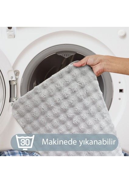 Bubble Gri Büyük Ebat 2'li Banyo Paspas Seti Kaymaz Tabanlı Yıkanablir Klozet Takımı fırsatları