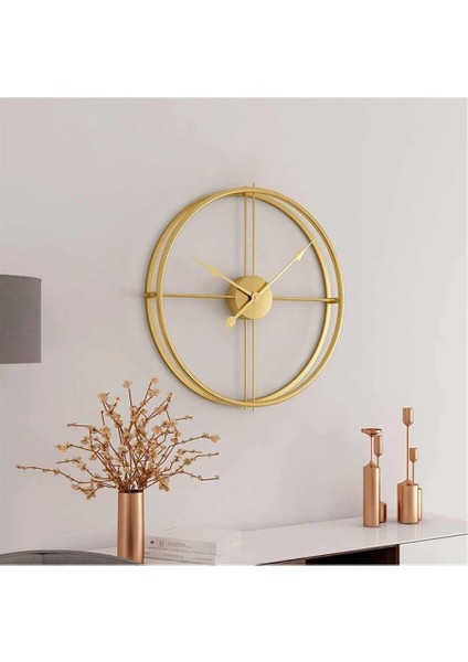Minel Dekor Saat 50 cm Modern Dekoratif Ispanyol Tarzı Duvar Saat