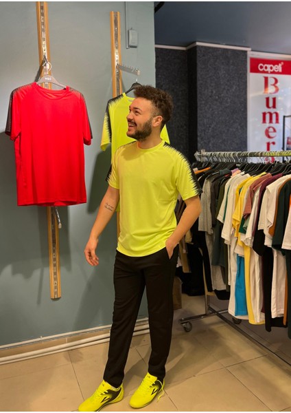 Yağmurdesen Neonyeşili Sporcu T-Şhirt fiyatları