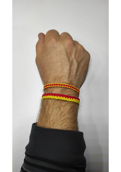 Taraftar Makrome Örgü Bileklik, Galatasaray, Göztepe Taraftar Bileklik, Erkek Hediye Bileklik fırsatları