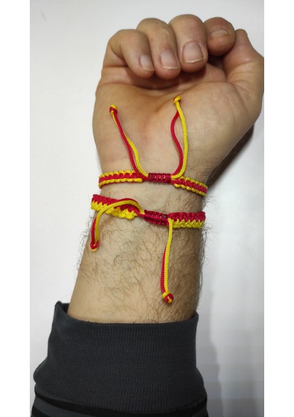 Taraftar Makrome Örgü Bileklik, Galatasaray, Göztepe Taraftar Bileklik, Erkek Hediye Bileklik indirimleri