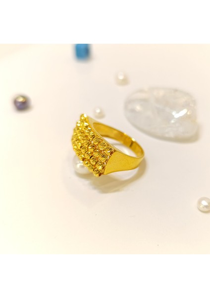 Dorika Toplu Taşsız Yüzük 14 Ayar Altın fiyatları