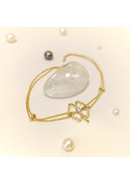 Yonca Bileklik Künye 14 Ayar Altın fiyatları