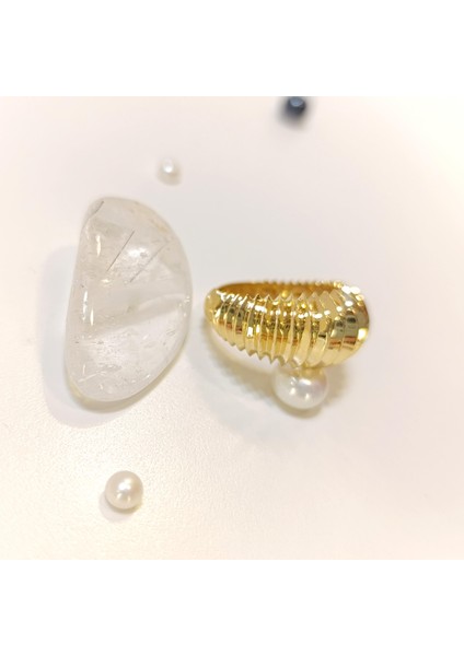 İstiridye Taşsız Yüzük 14 Ayar Altın fırsatları