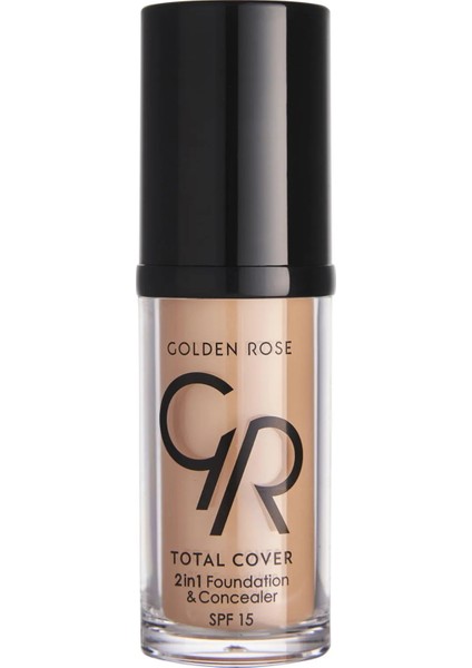 Total Cover 2in1 Fondoten&concealer No:07