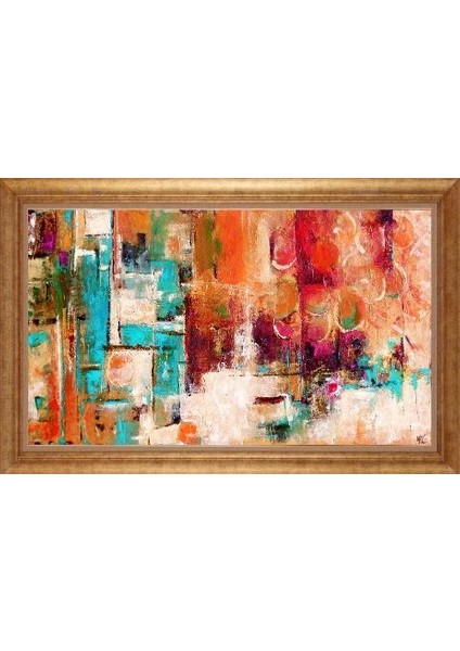 Altın Çerçeveli Paspartulu Tablo IR1522