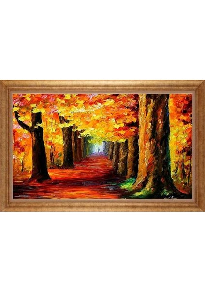 Altın Çerçeveli Paspartulu Tablo IR3084