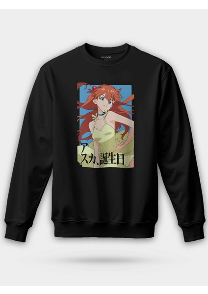 Asuka Langley Evangelion Unisex Regular Sweatshirt