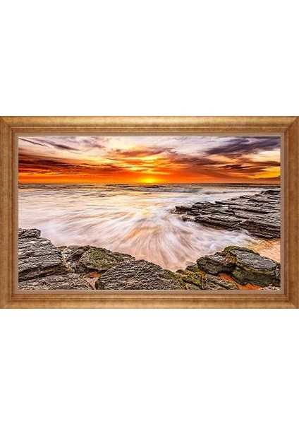 Altın Çerçeveli Paspartulu Tablo IR1320