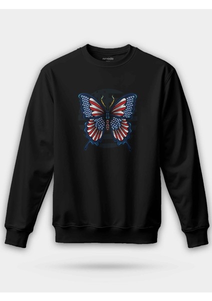 Amerikan Kelebek Unisex Regular Sweatshirt