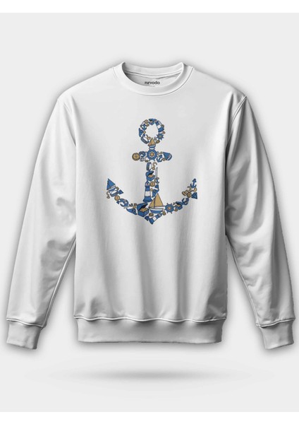 Gemi Çapası Anchor Unisex Regular Sweatshirt