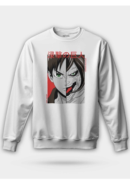 Eren Shingeki Attack On Titan Unisex Regular Sweatshirt