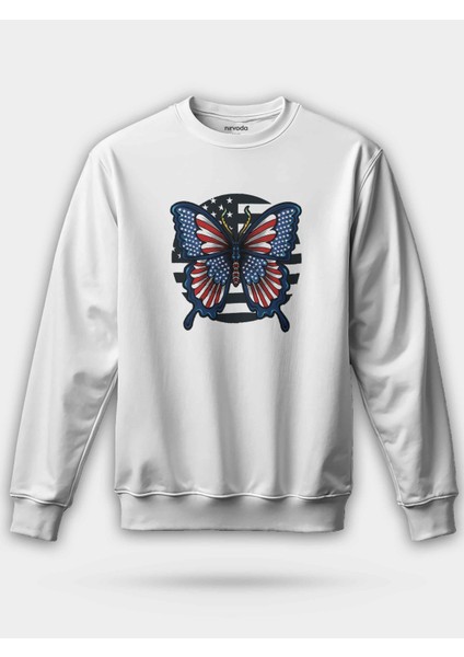 Amerikan Kelebek Unisex Regular Sweatshirt