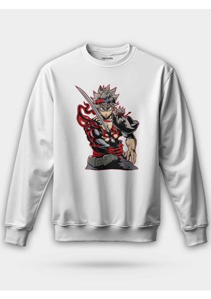 Asta Black Clover Unisex Regular Sweatshirt