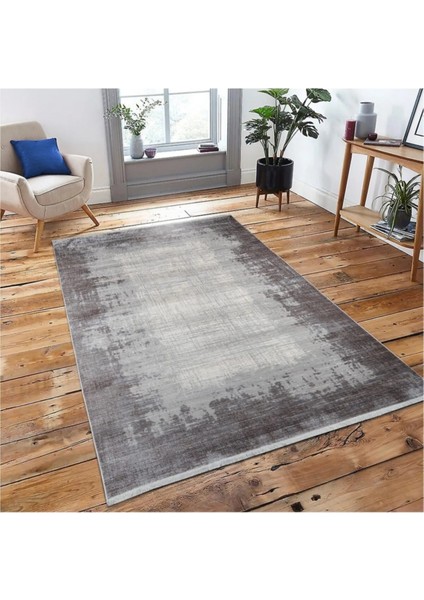 7/24 Antrasit 120 x 180 Toz Barındırmaz Viskon Halı 0263-GRİ fiyatları