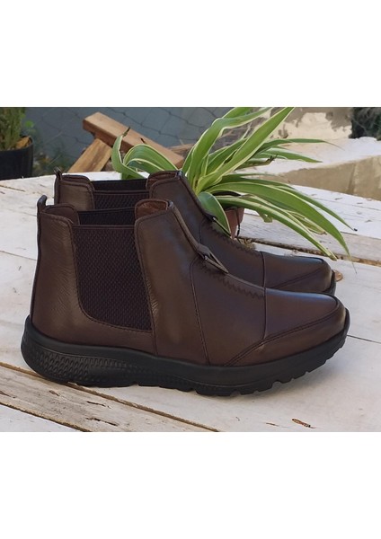 Kuum K1431231 Kadın Deri Ultra Hafif Anatomik Comfort Taban Günlük Bot