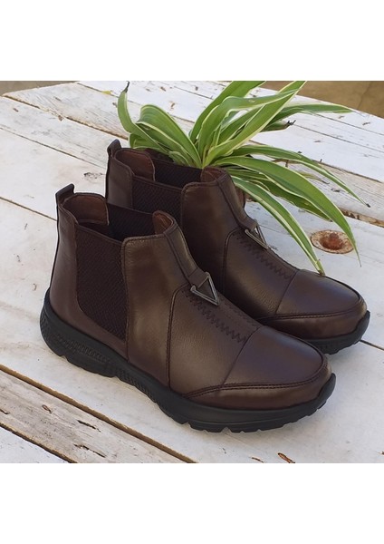 Kuum K1431231 Kadın Deri Ultra Hafif Anatomik Comfort Taban Günlük Bot
