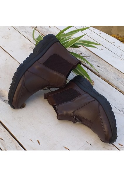 Kuum K1431231 Kadın Deri Ultra Hafif Anatomik Comfort Taban Günlük Bot