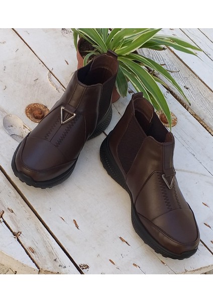 Kuum K1431231 Kadın Deri Ultra Hafif Anatomik Comfort Taban Günlük Bot