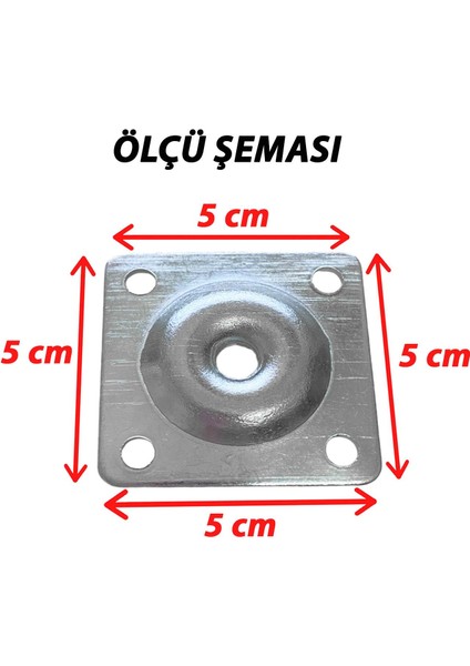 Ahşap Ayak 12 cm 2'li Set Açık Meşe M8 Civatalı Bağlantı Aparatlı Dolap Mobilya Koltuk Kanepe Destek Ayağı Ayakları