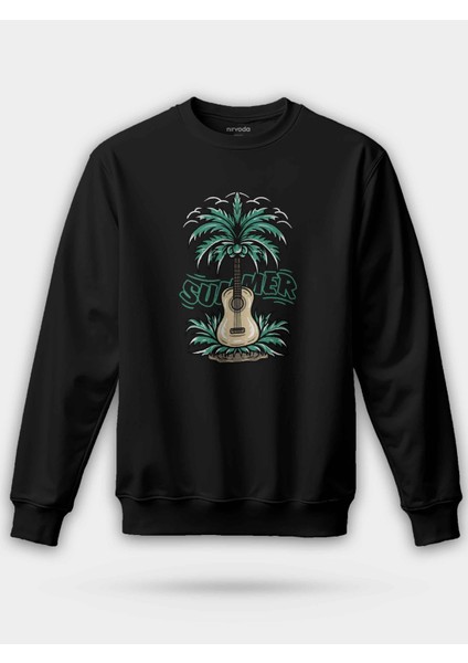 Summer Gitar Unisex Regular Sweatshirt